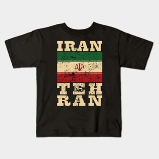 Flag of Iran Kids T-Shirt